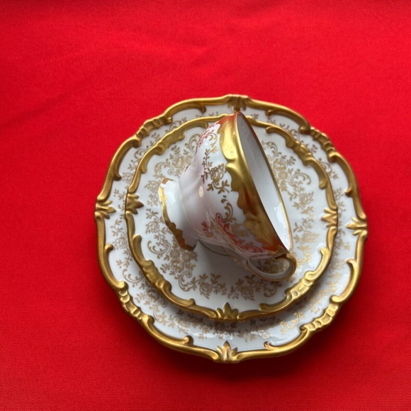Weimar Porcelain Katharina Cup Saucer and Desert Plate - Picture 2 of 7